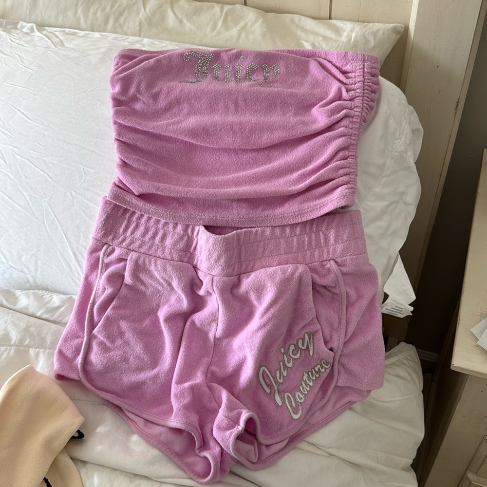 Juicy couture towel outfit size xs